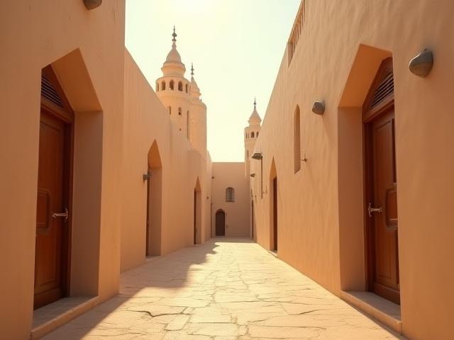 أزقة حي الفهيدي التاريخي وأبراجها الهوائية