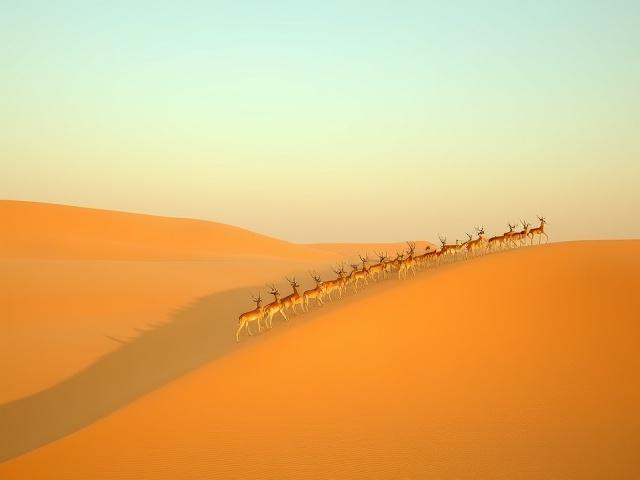 رحلة سفاري مذهلة في محمية المرموم الطبيعية مع الغزلان